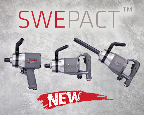 Alle guten Dinge sind drei? Nicht ganz! Swepro erweitert ihre bisherige SWEPACT™ Industrieschlagschrauber-Serie um 3 weitere Modelle!
